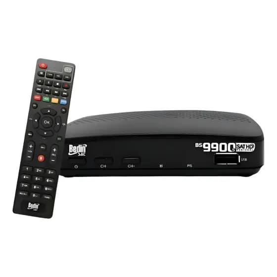 Receptor Parabólica Digital Full HD Regional BS9900s BedinSat Alta Qualidade De Imagem e Som