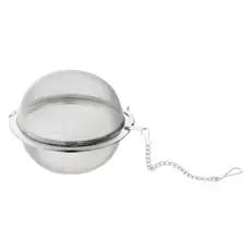 Infusor de Chá Filtro Coador Peneira Malha Fina Inox Bola