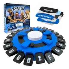 Jogo Stop Tapple de Palavras em Português Com Temporizador Moderno Puzzle Família