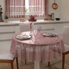 TOALHA DE RENDA REDONDA COLOR 4 LUGARES 1,50m x 1,50m