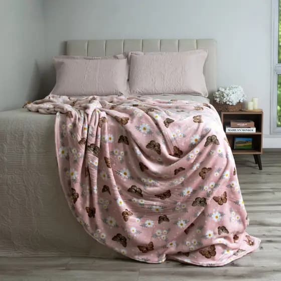 MANTA VINTAGE QUEEN 2,20M X 2,40M TOQUE SUAVE