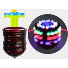 Lança Pião De Luz Musica Com Led