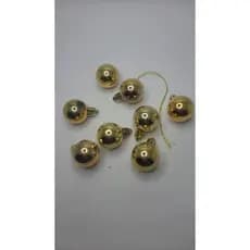 Nt Bola 3cm 8 Und Dorada e Vermelha.