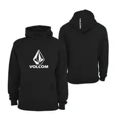 Moletom Volcom Streetwear Skate Surf Algodão Com Capuz Adulto e Infantil Unissex
