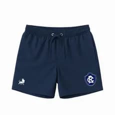 SHORT REMO LEÃO AZULINO FUTEBOL CORRIDA TACTEL ELASTANO ESPORTIVO DRY FIT REMOÇADA