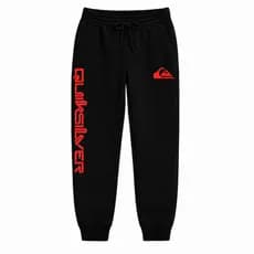 Calça Moletom Quiksilver Skate Surf Surfing Rua Streetwear Algodão 3 Cabos