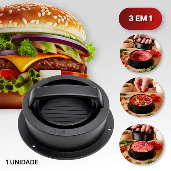 haosin Conjunto 12X6CM Forma Molde para Hambúrguer Portátil Forma 5 peças Base Removível