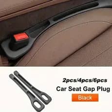 1 par universal assento de carro lacuna plug tira costura lateral carro lacuna enchimento à prova preto