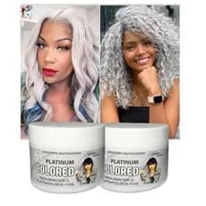 TONALIZANTE MATIZADOR HAIR MASK COLORED PLATINUM L&A COSMETICOS - EFEITO PLATINADO 300g