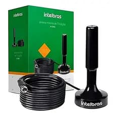 Antena De Tv Digital Interna Intelbras Ai2031 Uhf/hdtv Cabo c/ 5 metros