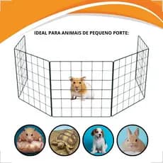Painel Grade Modular 30x30 Para Cercado Pet Ideal Para Montagem De Gaiola E Cercadinho