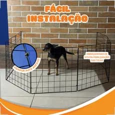 Módulo Grade Pet Tela 40x40 Para Montar Cercado Cachorro Porquinho Da India Promoção
