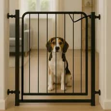 Portão Aramado Para Proteção De Animais Pet Crianças Bebê Para Porta Prático Vários Tamanhos