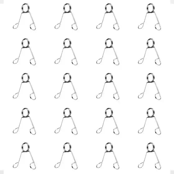 20 Presilha Kit Grampo 28,5mm Barra Musculação Reforçada aço