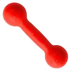Halter bola 1 Kg emborrachado unidade fisioterapia Exercício Musculação Treino em casa Academia