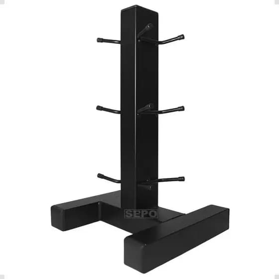 Suporte Expositor para Halteres 6 Espaços Até 30 Kg Academia