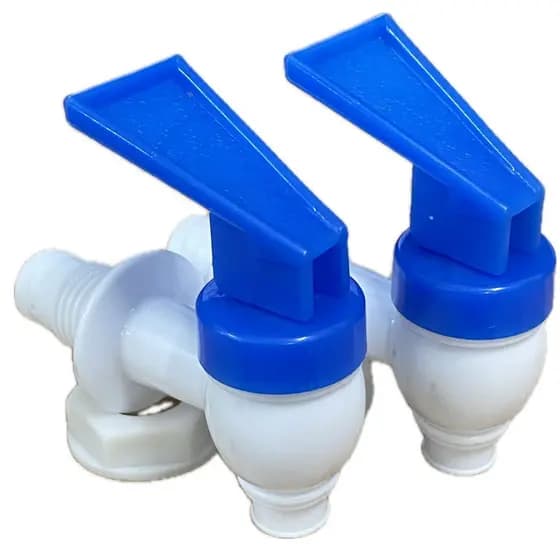 Kit 2 Torneiras Azul De Plástico P/ Bebedouros E Filtros