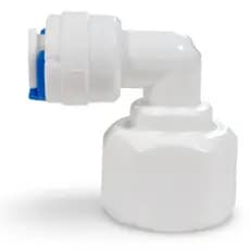 Conector Cotovelo Engate 1/4 Com Rosca Interna 3/8 Fêmea