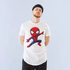 Camiseta Masculina TShirt 100% Algodão Estampa Homem Aranha