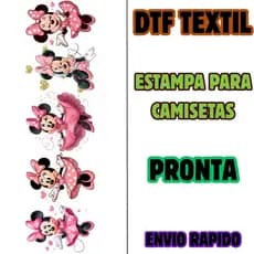 Estampa Pronta Para Camisetas DTF Textil Modelo-722 DTF XP600 Envio 24hs