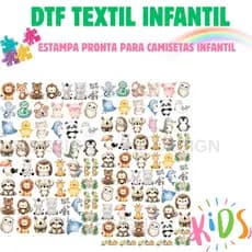 Aplique Infantil Termocolante DTF Textil Infantil Estampa Pronta Para Camisetas Ref: 825 Envio 24hs