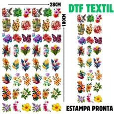 Estampa DTF Aplique Termocolante Para Tecidos Pano de prato Toalhas e Varios Outros -Modelo Pronto Ref:642