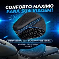 Almofada De Motocicleta Geral Absorção De Choque E Respirável Motocicleta Almofadas