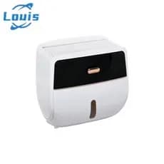 Louis Caixa Organizadora Banheiro à Prova D'água com Suporte Celular - Porta Rolo Papel Higiênico