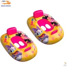 Boia Bote com Fralda Minnie Inflável Infantil Piscina