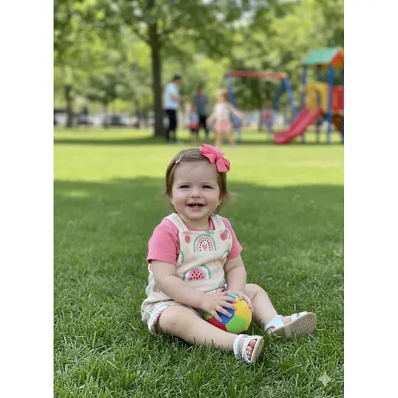 Conjunto Jardineira Bebê Menina Suedine Arco-íris