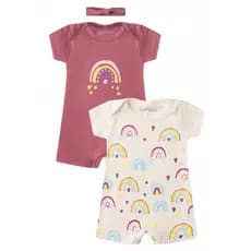 Kit Macacão Bebê Menina Suedine Magic