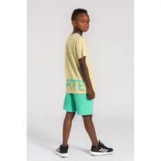 Conjunto Infantil Menino Camiseta Bermuda Skate
