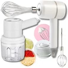 Mixer Triturador Processador Batedeira Ovo Clara Neve Chantily Batedeiras Cozinha Pratico Moderno(003)