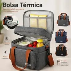 Bolsa Térmica Marmita Dupla Camada Com Isolamento Térmico Premium