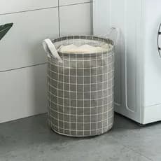 Cesto Organizador Multiuso Tecido Dobrável Roupa Brinquedos Lavanderia