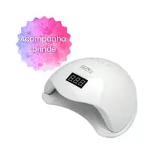 CABINE DE UNHAS Led UV Sun5 48w branca UNHAS GEL