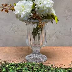 Vaso com Pé Vidro Renaissance 14,5x11,5cm Lyor 4370