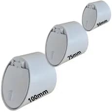 Válvula de Retenção Esgoto Branca 100mm 75mm 50mm 40mm