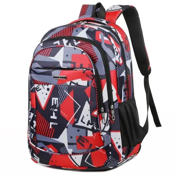 Mochila Unissex camuflada mochila escolar impermeável Sport Resistente