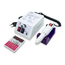 Lixadeira Motor Elétrica De Unha Gel Profissional Mercedes Cor Rosa branco