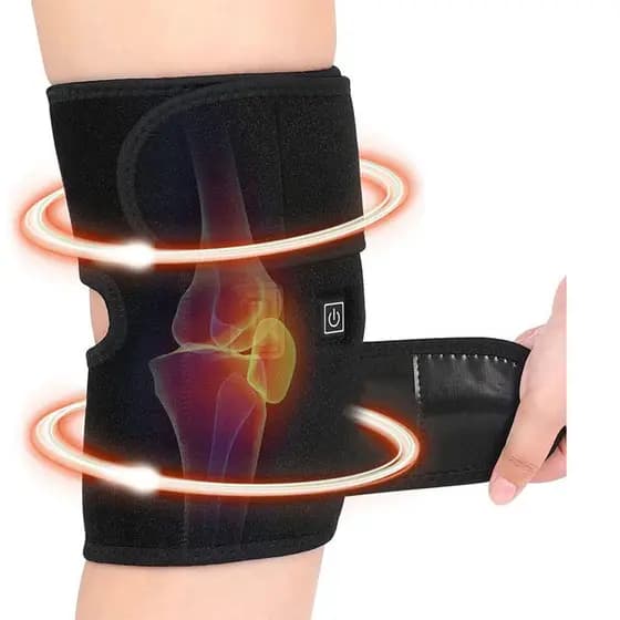 Massageador De Pernas Elétrico Aquecimento Joelheiras Infravermelho Compressa Quente Joelho Artrite Alívio Da Dor