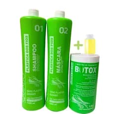 Kit Quiabo Plástica dos fios 1,2+ B-TOX Quiabo 1kg