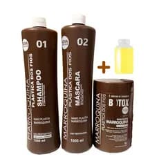 KIT MARROQUINA DOS FIOS Plástica dos fios 3x100ml