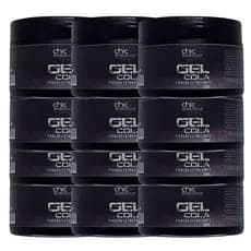12 Gel Cola Compre 250g Leve 300g fixaçao profissional Chichair