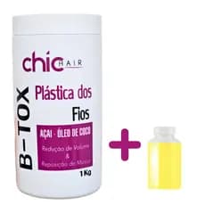 B-tox Plástica dos fios Açaí e Óleo de Coco 1KG-Chic Hair