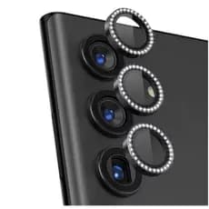 Kit Películas Lente Câmera Brilho brilhante Strass Para Samsung A05,A05S/A25,A06,A16,A14,A15/A34,A35/A55