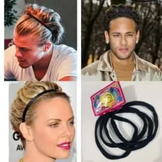Kit 8 Faixas Tiara Para Prender O Cabelo Esportes Headband Unissex