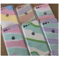 Capinha Flexível De Soft Arco-Íris Colorido Para IPHONE 7/8, 7 PLUS/8 PLUS, XR, 11, 12/12 PRO