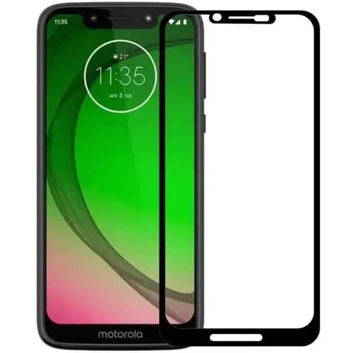 Três Películas ( Moto G7 Power ) De Vidro 3D + Kit De Limpeza de Tela