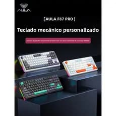Teclado Mecânico Customizável com Estrutura Gasket - Layout 87 Teclas Aula F87 pro